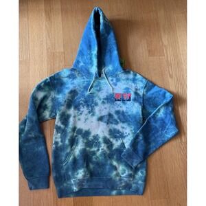 Artist Union Death Valley Arizona Hoodie Sweatshirt Mens S Blue Tie Dye